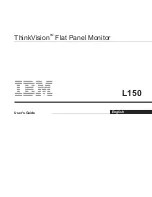 IBM 6636AC1 - ThinkVision L150 - 15" LCD Monitor User Manual предпросмотр