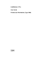 Preview for 3 page of IBM 686536U - IntelliStation Z - Pro 6865 User Manual