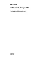 Предварительный просмотр 3 страницы IBM 6868 - IntelliStation M - Pro User Manual