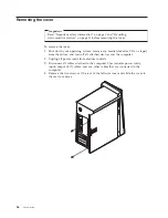 Предварительный просмотр 72 страницы IBM 8185 - ThinkCentre M50 - 256 MB RAM User Manual