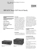 IBM 8270 600 Brochure & Specs предпросмотр