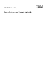 Preview for 1 page of IBM 8270 Installation And Service Manual