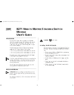 IBM 8271 User Manual preview