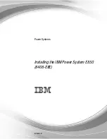 Предварительный просмотр 3 страницы IBM 8408-E8E Installing