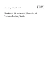 IBM 88371RU Maintenance And Troubleshooting Manual preview