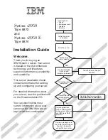 IBM 88728AU - System x3950 - 8872 Datacenter High Availability Installation Manual preview