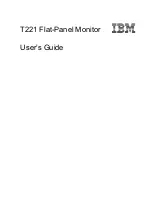 Preview for 1 page of IBM 9503DG1 - T 221 - 22.2" LCD Monitor User Manual