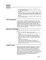 Preview for 3 page of IBM 9503DG1 - T 221 - 22.2" LCD Monitor User Manual