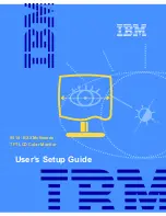 Preview for 1 page of IBM 9514 User'S Setup Manual