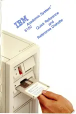 Предварительный просмотр 1 страницы IBM Academic System 6152 Quick Reference