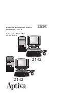 IBM Aptiva 2140 Maintenance Service Manual preview