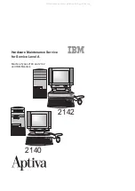 Preview for 3 page of IBM Aptiva 2142 Hardware Maintenance Service