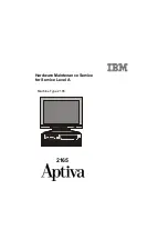 IBM Aptiva 2165 Hardware Maintenance Service preview