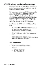 Preview for 18 page of IBM AT/370 Manual To Operations