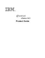 IBM @server xSeries 343 Product Manual preview