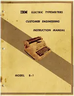 IBM B-1 Instruction Manual preview