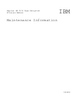 IBM B-Series Maintenance Information preview