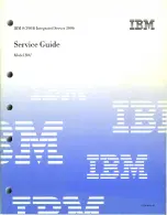 Предварительный просмотр 1 страницы IBM B01 Service Manual
