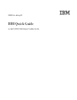 Preview for 1 page of IBM BBI Quick Manual