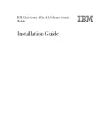 IBM BladeCenter 4-Port Installation Manual предпросмотр