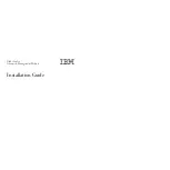 IBM BladeCenter Advanced Management Module Installation Manual preview