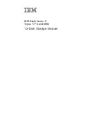 Preview for 3 page of IBM BladeCenter S 7779 User Manual