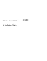 Preview for 1 page of IBM BladeCenter T Series Installation Manual