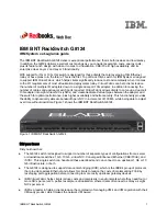 IBM BNT G8124 At-A-Glance Manual preview