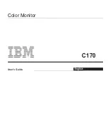 IBM C170 User Manual preview