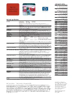 Предварительный просмотр 2 страницы IBM color LaserJet 5500 Specification Sheet