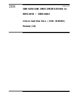 Preview for 3 page of IBM DDRS-39130 - Ultrastar 9.1 GB Hard Drive Specifications