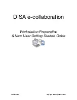 Preview for 1 page of IBM DISA e-collaboration Getting Started Manual