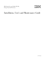 IBM DS4000 EXP810 Installation, User'S, And Maintenance Manual предпросмотр