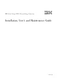 Preview for 1 page of IBM DS4700 EXPRESS Installation, User'S, And Maintenance Manual