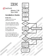 Предварительный просмотр 1 страницы IBM E Server x 100 Series Installation Manual