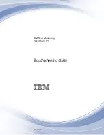 IBM E027SLL-H - Tivoli Monitoring - PC Troubleshooting Manual preview