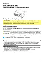 IBM ED-X10 User Manual preview