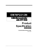 IBM EM78P221/2N Specification preview