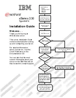 Preview for 1 page of IBM eServer 330 xSeries Installation Manual