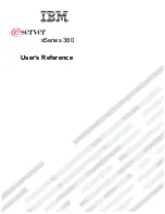 IBM eServer 380 xSeries User Reference Manual preview
