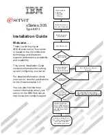 IBM eServer xSeries 305 Type 8673 Installation Manual preview