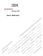 Preview for 1 page of IBM eserver xSeries 350 User Reference Manual