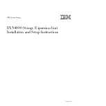 Предварительный просмотр 3 страницы IBM EXN4000 Installation And Setup Instructions