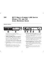 IBM F12 Quick Reference Manual preview