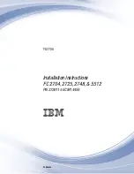 Предварительный просмотр 1 страницы IBM FC 2704 Installation Instructions Manual