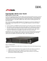 Предварительный просмотр 1 страницы IBM FlashSystem 900 Product Manual