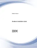 Предварительный просмотр 1 страницы IBM FlashSystem 9150 Hardware Installation Manual