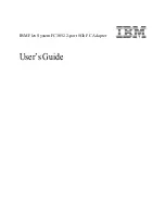 Предварительный просмотр 1 страницы IBM Flex System FC3052 User Manual