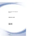 Предварительный просмотр 1 страницы IBM Flex System V7000 Installation Manual