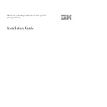 Preview for 1 page of IBM G8316 Installation Manual